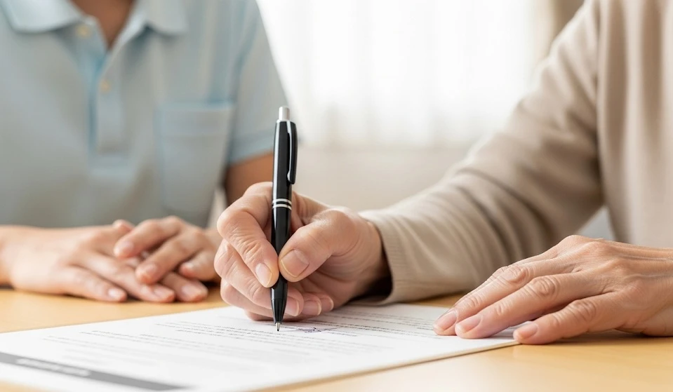 同意書・契約書等のご記入をお願いいたします。その際、健康保険証・介護保険証・公費受給者証・限度額適用標準負担額減額認定証などの確認をさせていただきます。